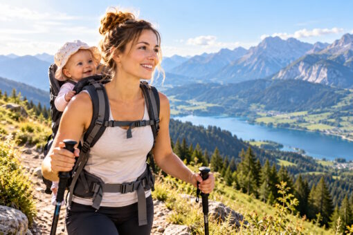 Wandern nach der Geburt